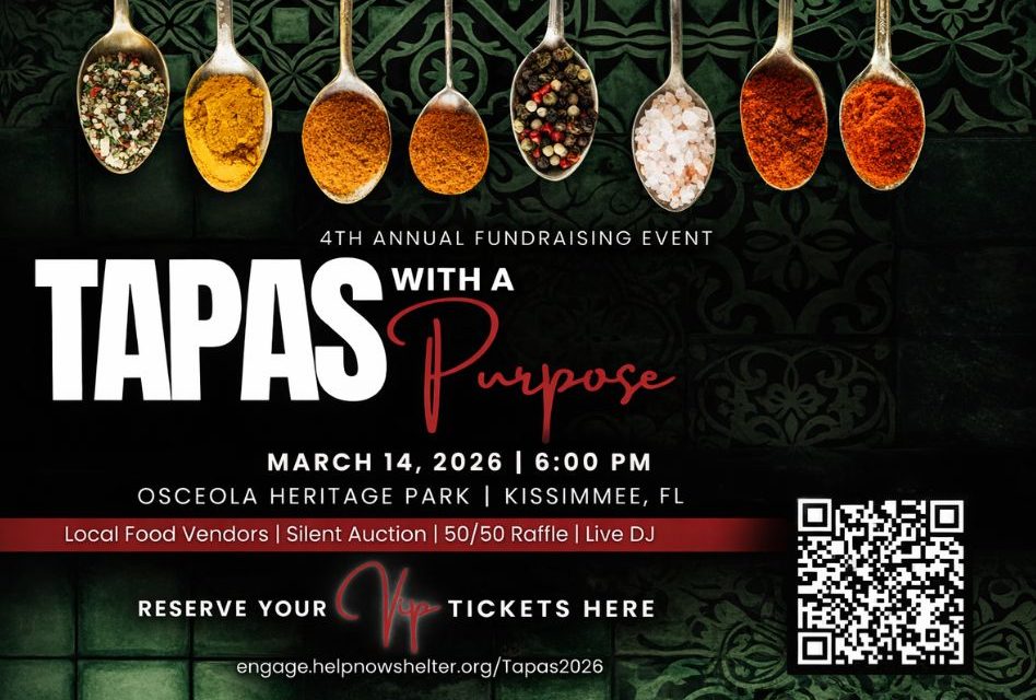 SAVE THE DATE: “Tapas with a Purpose” Returns to Support Survivors of Domestic Violence