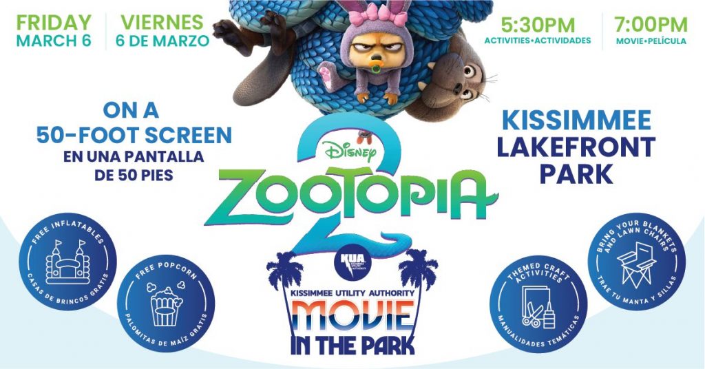 KUA Movie in the Park: Zootopia 2