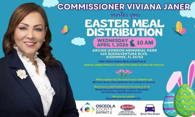 Viviana Janer Easter Meal Distribution