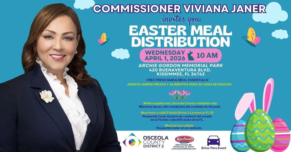 Viviana Janer Easter Meal Distribution