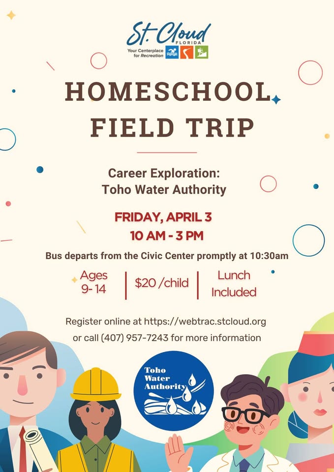 Homeschool Career Exploration Field Trip - Toho Water Authority