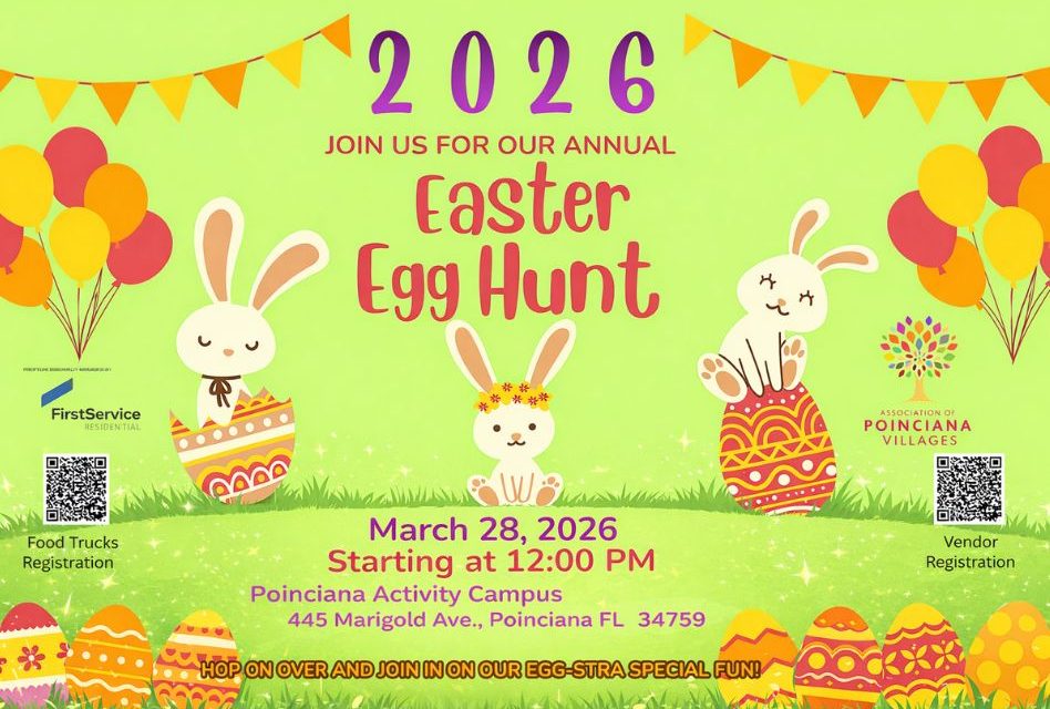 Association of Poinciana Villages to Host Spring Fest & Easter Egg Hunt March 28