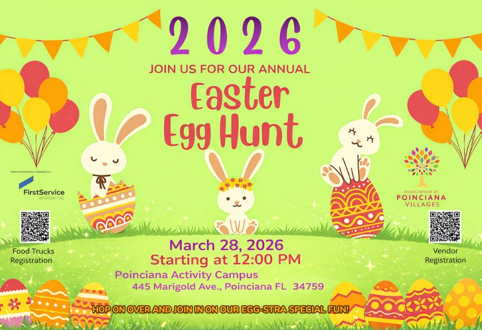 Association of Poinciana Villages to Host Spring Fest & Easter Egg Hunt ...