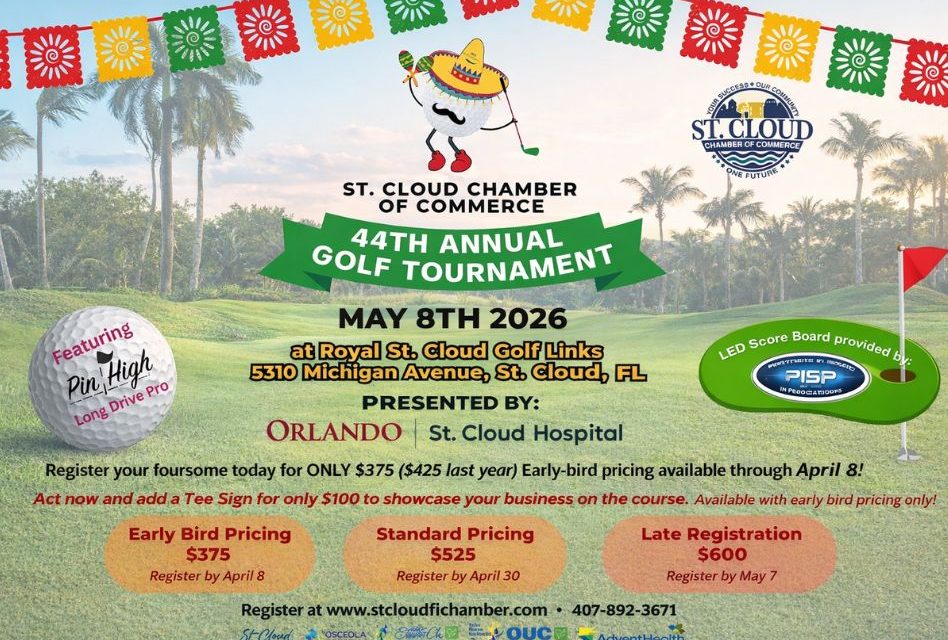 St. Cloud Chamber Announces 44th Annual Golf Tournament at Royal St. Cloud Golf Links