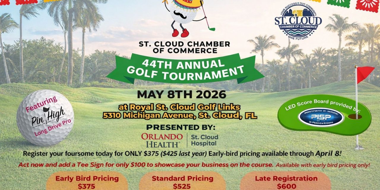 St. Cloud Chamber Announces 44th Annual Golf Tournament at Royal St. Cloud Golf Links