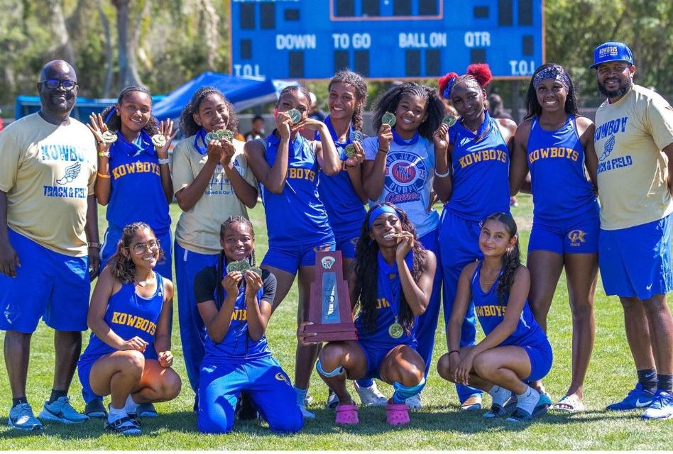 Lady Kowboys Run Away With District Title, Showcase Osceola’s Rising Track Power