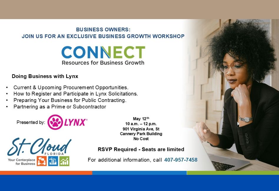 St. Cloud to Host Free CONNECT Business Growth Workshop with LYNX