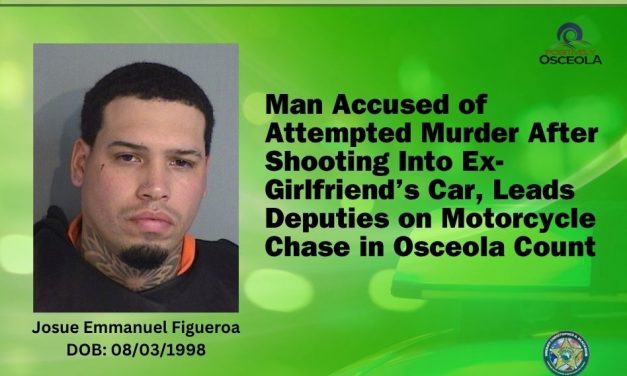 Man Accused of Attempted Murder After Shooting Into Ex-Girlfriend’s Car, Leads Osceola Deputies on Motorcycle Chase