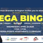 Osceola Chairman Brandon Arrington to Host “Mega Bingo” Event for Osceola County Seniors in Kissimmee