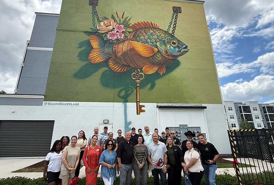 Art Meets Earth Day in Kissimmee as Osceola Arts Unveils New ARTisNOW Mural at Mosaic at Lake Toho
