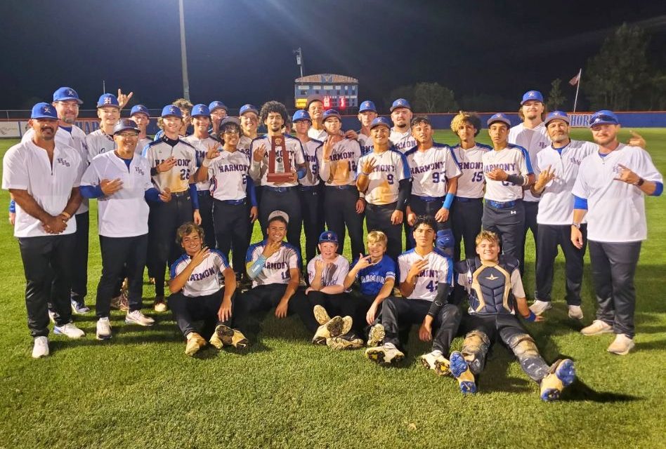 Harmony Longhorns Continue Reign, Defeat St. Cloud 8-2 for Third Straight District Crown
