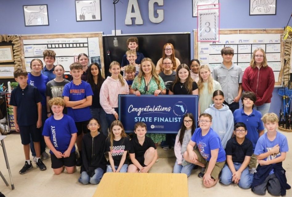 Harmony Middle’s Kyndall Brown Named Florida Teacher of the Year Finalist, Among Top 5 Educators in the State