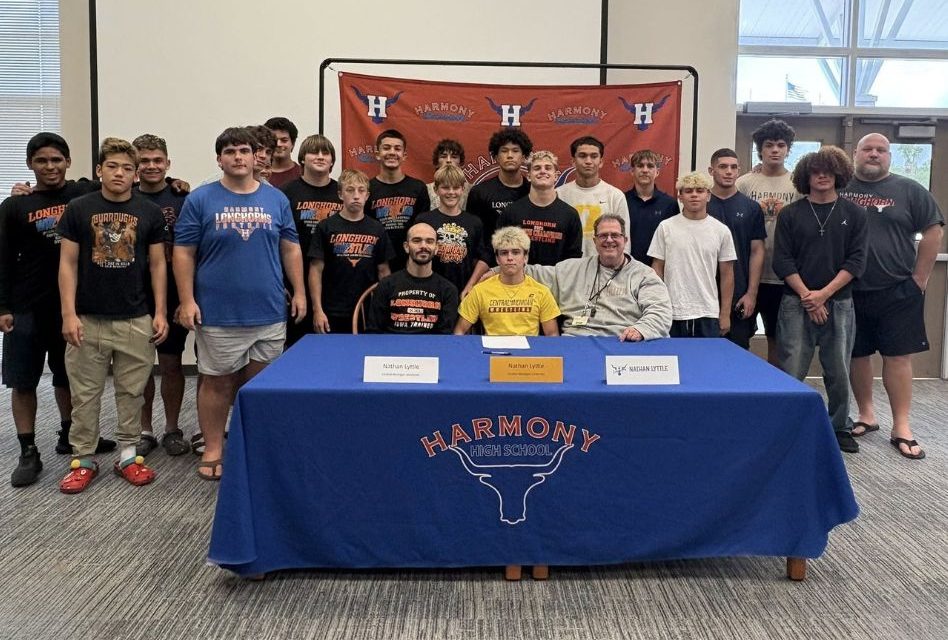 Harmony Wrestling Star Nathan Lyttle Signs with Division I Central Michigan