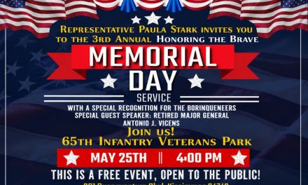 Representative Paula Stark to Host 3rd Annual “Honoring the Brave” Memorial Day Service at 65th Infantry Veterans Park