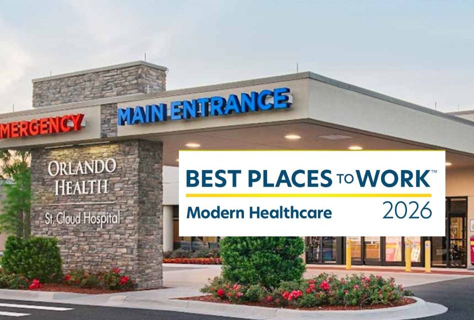 Orlando Health St. Cloud Hospital Among Three Orlando Health Facilities Named Best Places to Work