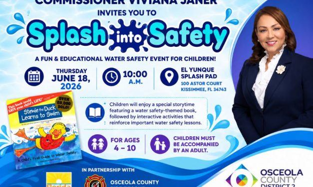 Commissioner Viviana Janer to Host “Splash into Safety” Water Safety Event for Children in Kissimmee