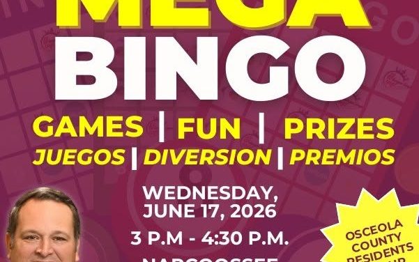 Commissioner Ricky Booth Invites Seniors to Enjoy MEGA Bingo