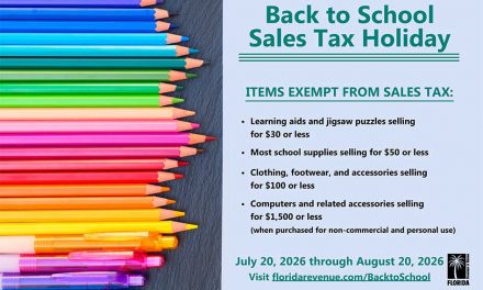 Florida’s Back-to-School Sales Tax Holiday Underway Through August 20