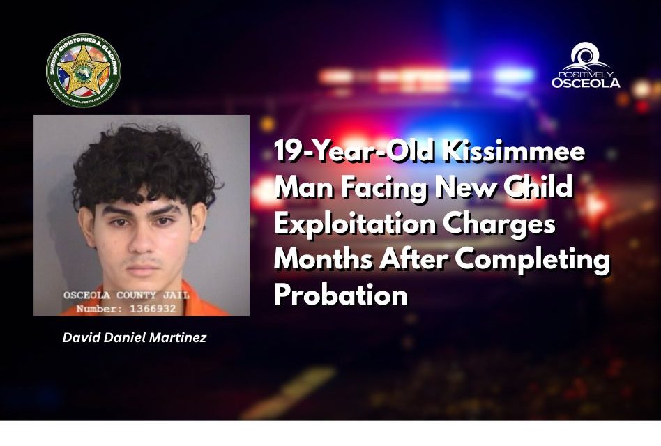 19-Year-Old Kissimmee Man Facing New Child Exploitation Charges Months After Completing Probation