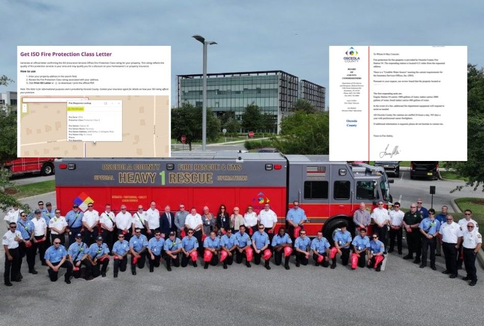 Osceola County’s Investments in Fire Rescue Could Help Homeowners Lower Insurance Costs with New Online Portal