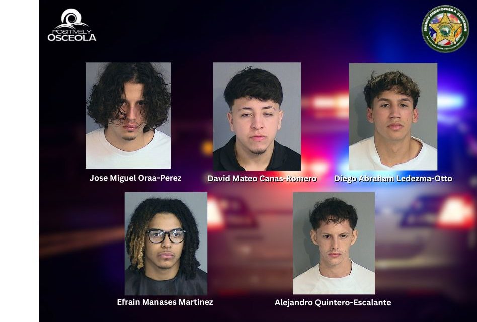 Osceola County Deputies Shut Down Two Illegal House Parties Over Holiday Weekend, Six Arrested