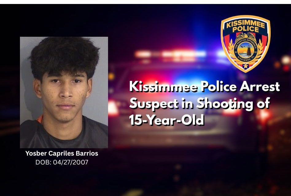 Kissimmee Police Arrest Suspect in Shooting of 15-Year-Old