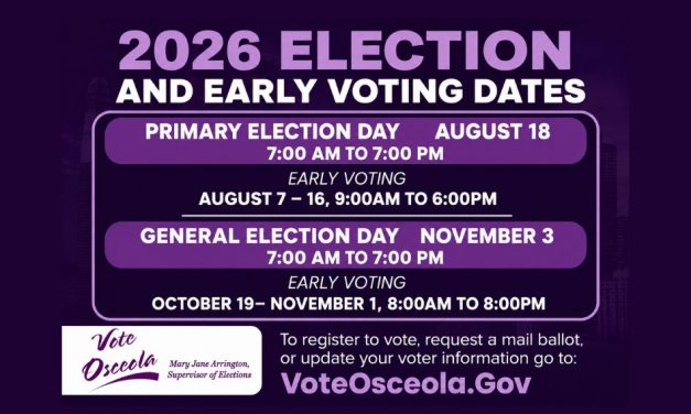 2026 ELECTION DATES: MARK YOUR CALENDAR, OSCEOLA!