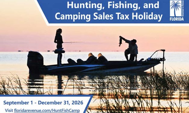 Florida Hunting, Fishing and Camping Sales Tax Holiday Begins Sept. 1