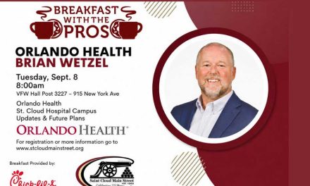 St. Cloud Main Street’s ‘Breakfast with the Pros’ Returns Sept. 8 with Orlando Health St. Cloud Hospital’s Brian Wetzel