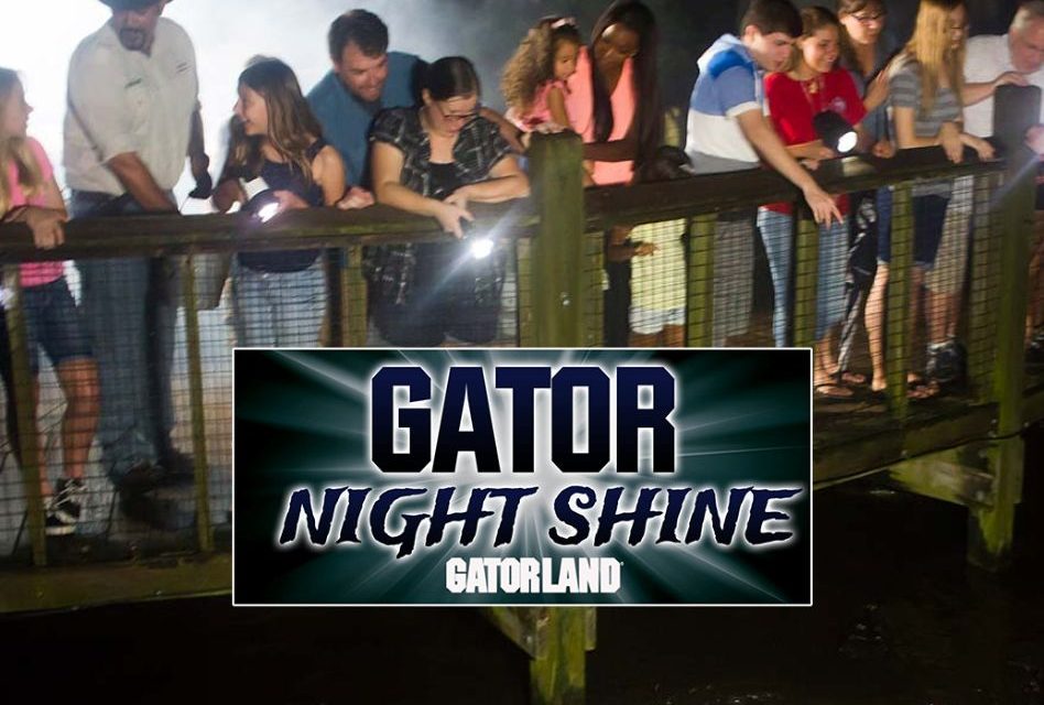 Gatorland’s Gator Night Shine Takes Guests Into the Swamp After Dark