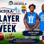 Osceola’s Jason Lewis Dominates Up Front for the Kowboys, Earns Osceola Air Player of the Week Honors