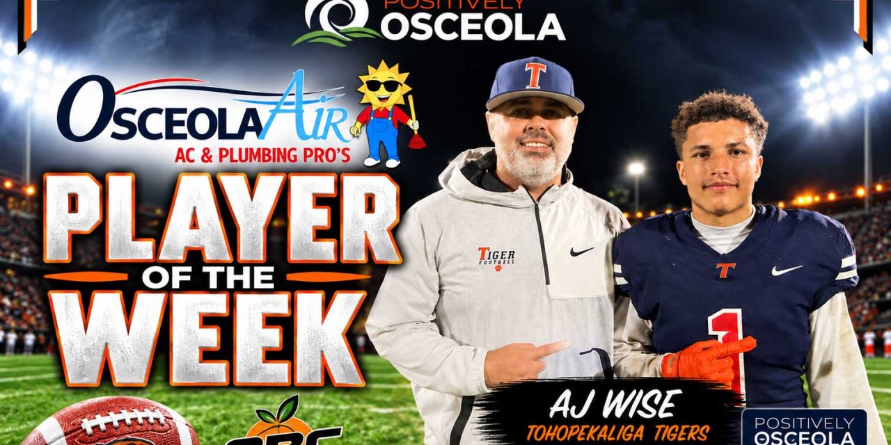 Wise Beyond His Years: AJ Wise’s Big Night and Leadership Earn Osceola Air Player of the Week Honors