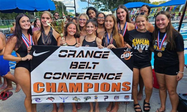 Harmony Boys Repeat, St. Cloud Girls Win Thriller at OBC Swimming Championships