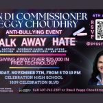 Chalk Away Hate: Osceola County Commissioner Peggy Choudhry Invites Community to 6th Annual Anti-Bullying Event with Over $250,000 in Free Technology Giveaways!