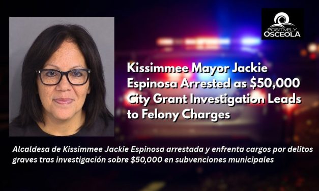 Kissimmee Mayor Jackie Espinosa Arrested as $50,000 City Grant Investigation Leads to Felony Charges