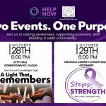 Help Now of Osceola and Domestic Violence Task Force Unite Community for Two Special Events During Domestic Violence Awareness Month