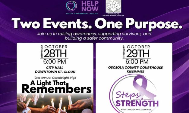 Help Now of Osceola and Domestic Violence Task Force Unite Community for Two Special Events During Domestic Violence Awareness Month