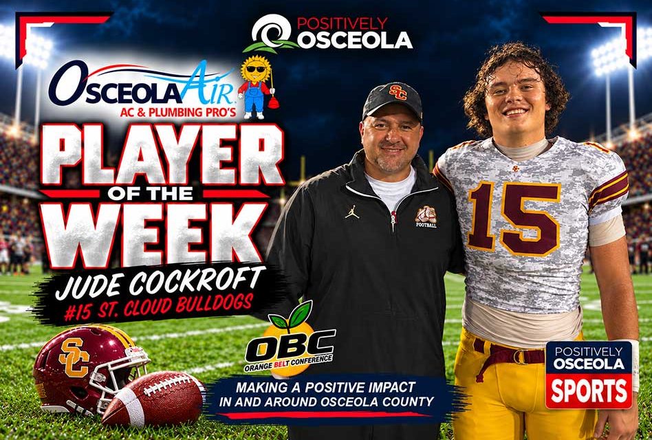 Jude Cockroft Helps St. Cloud Keep the Brass Bugle in 22nd Soldier City Classic, Earns Positively Osceola’s Osceola Air Player of the Week Honors!