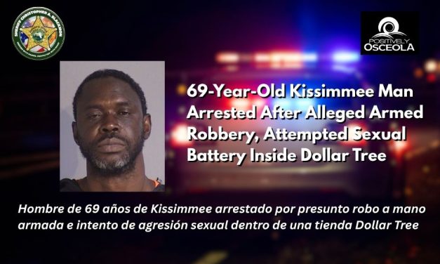 69-Year-Old Kissimmee Man Arrested After Alleged Armed Robbery, Attempted Sexual Battery Inside Dollar Tree