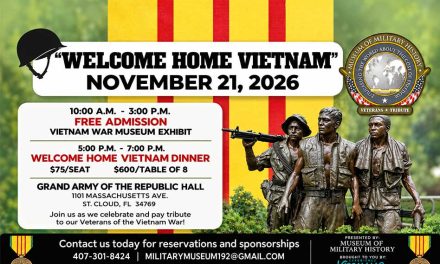 Museum of Military History to Host “Welcome Home Vietnam” Veterans Tribute November 21 in St. Cloud